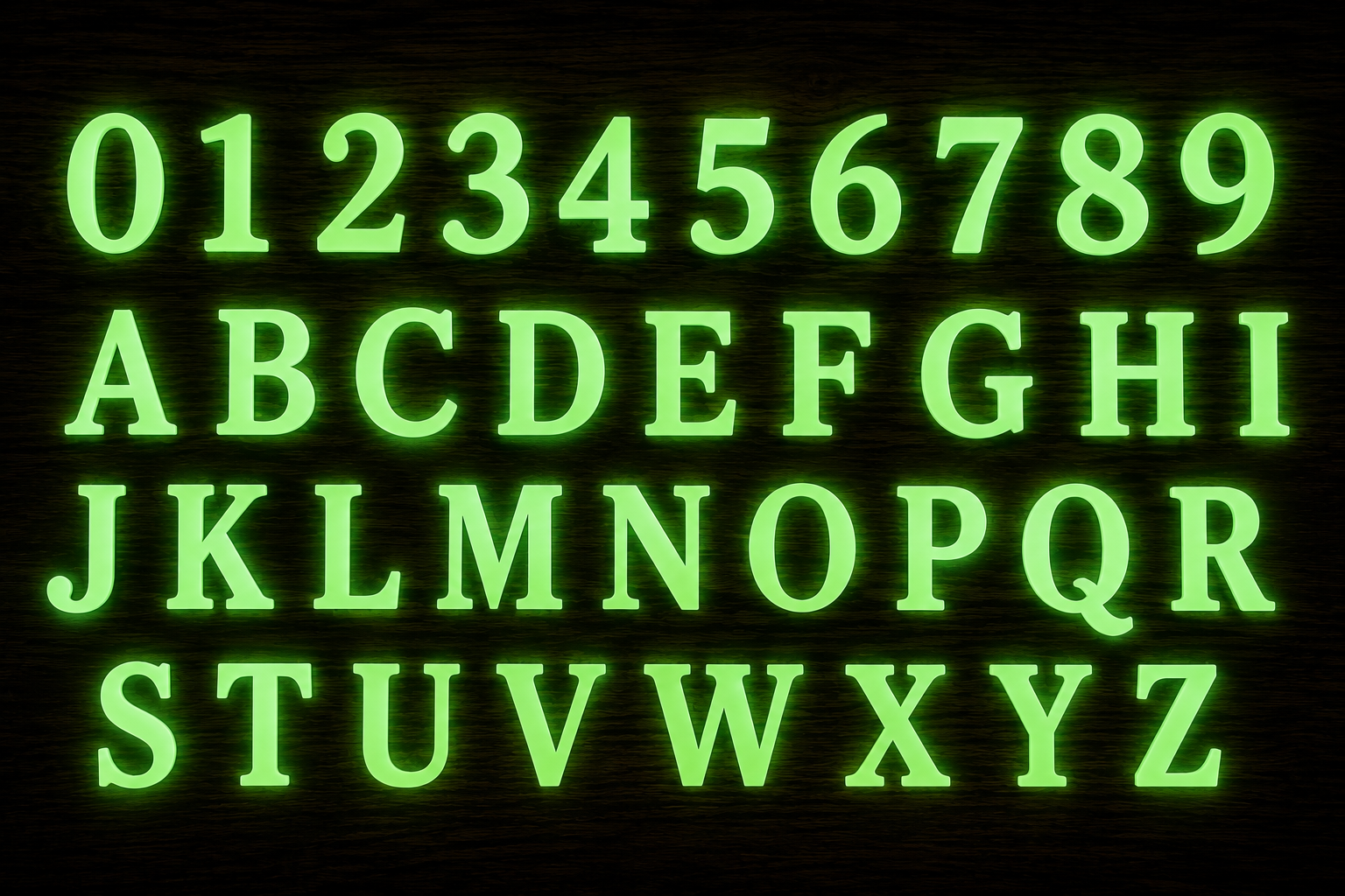 Letter and Number Sets